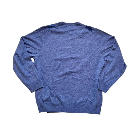 Dockers Classic Blue Argyle Pattern Crewneck Sweater Pullover Size XL - Picture 2 of 3